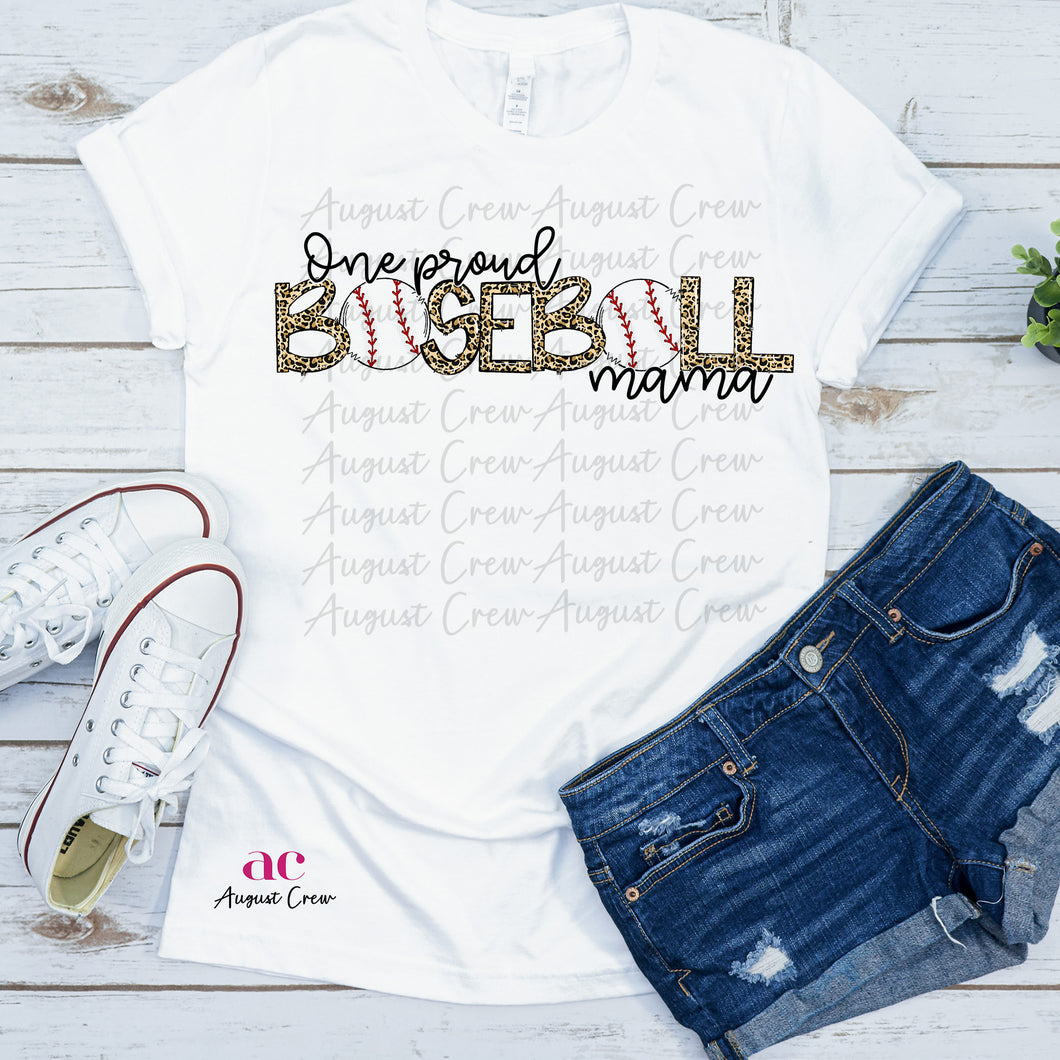 Baseball Mama| Leopard | Shirt