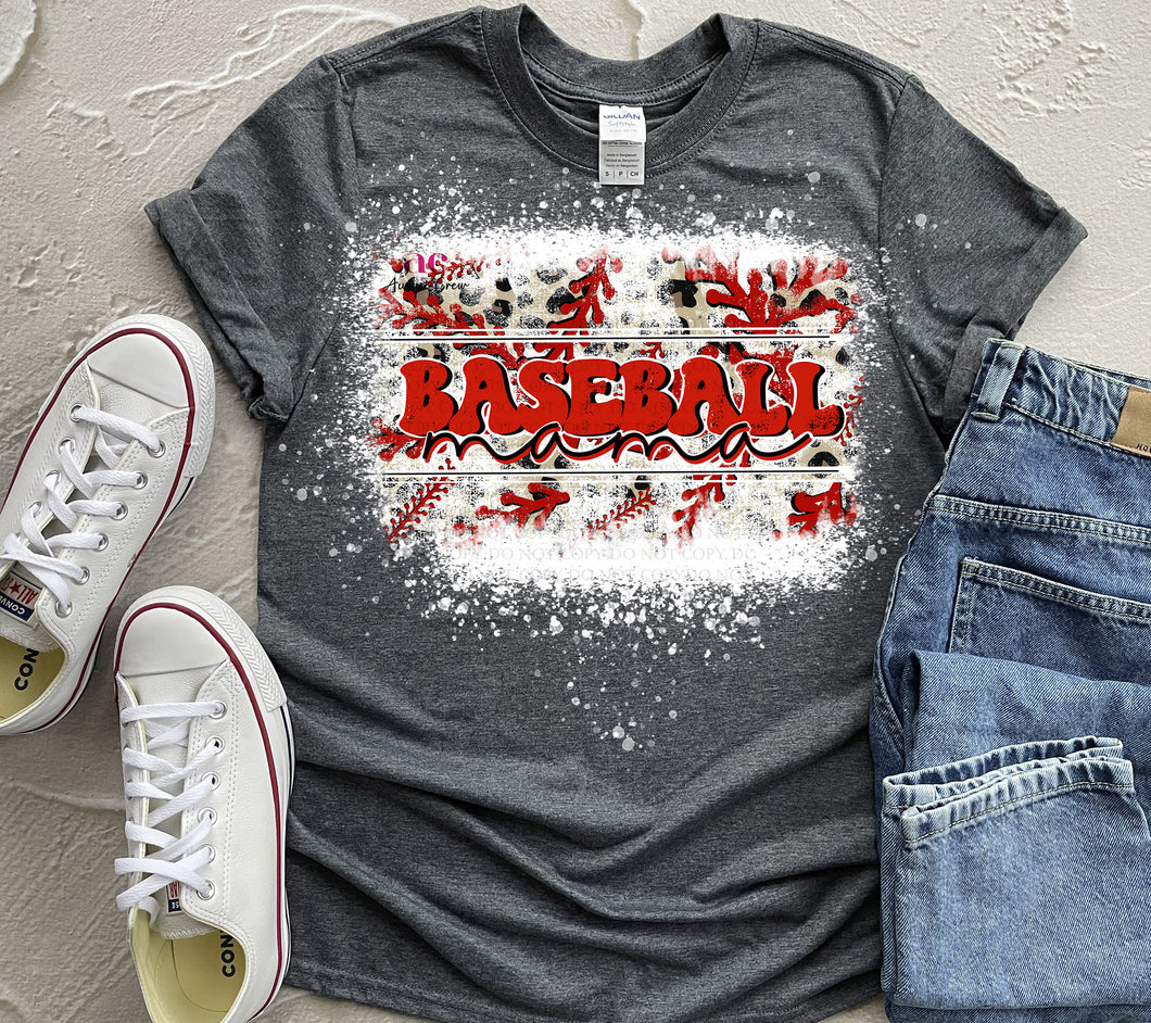 Baseball Mama | Leopard|  Sweatshirt OR T shirt