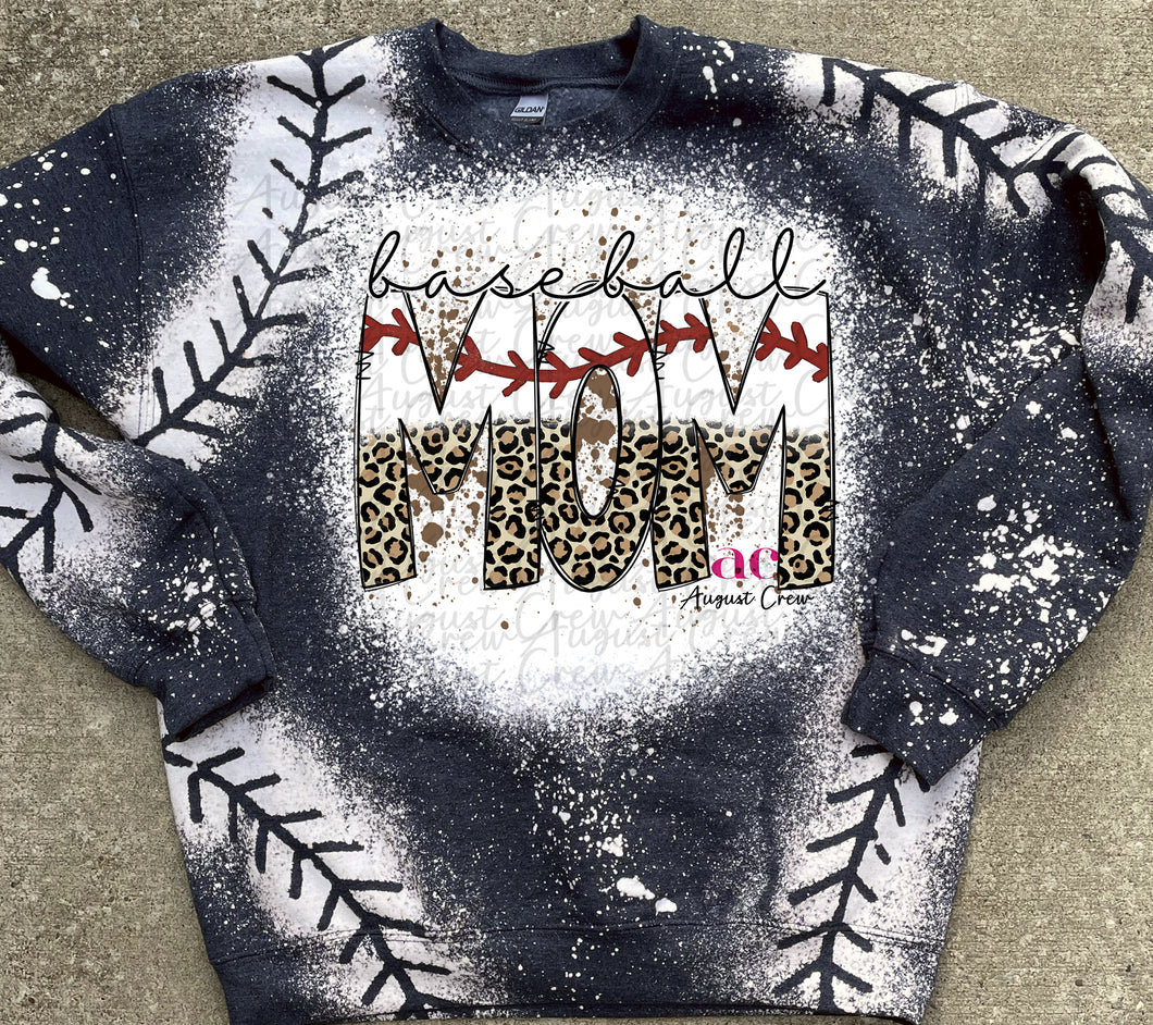 Baseball Mom Doodle| GREY| Sweatshirt