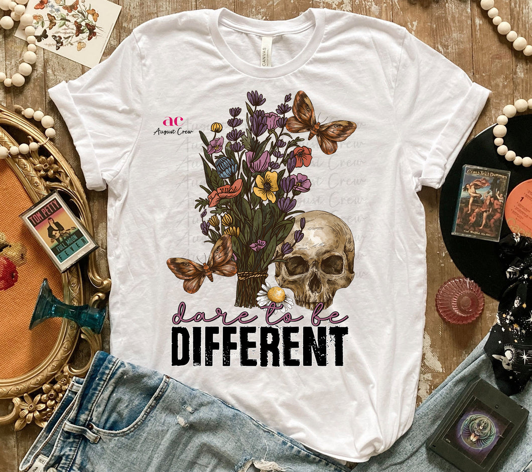 Dare to Be Different |  T shirt (non bleached)