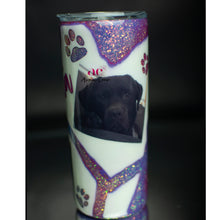 Load image into Gallery viewer, Dog Mom | Glitter| Photo| Tumbler
