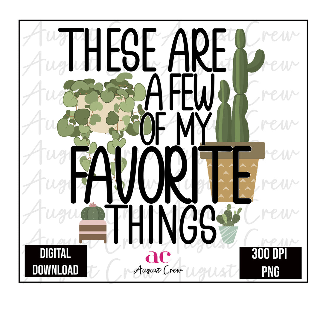 Plant Lover| Favorite Things| String of Hearts |  Digital Download