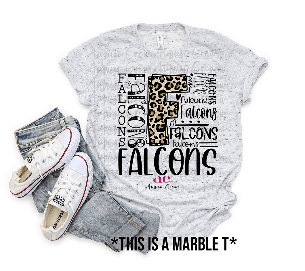 Falcon | Typography| Leopard| T shirt