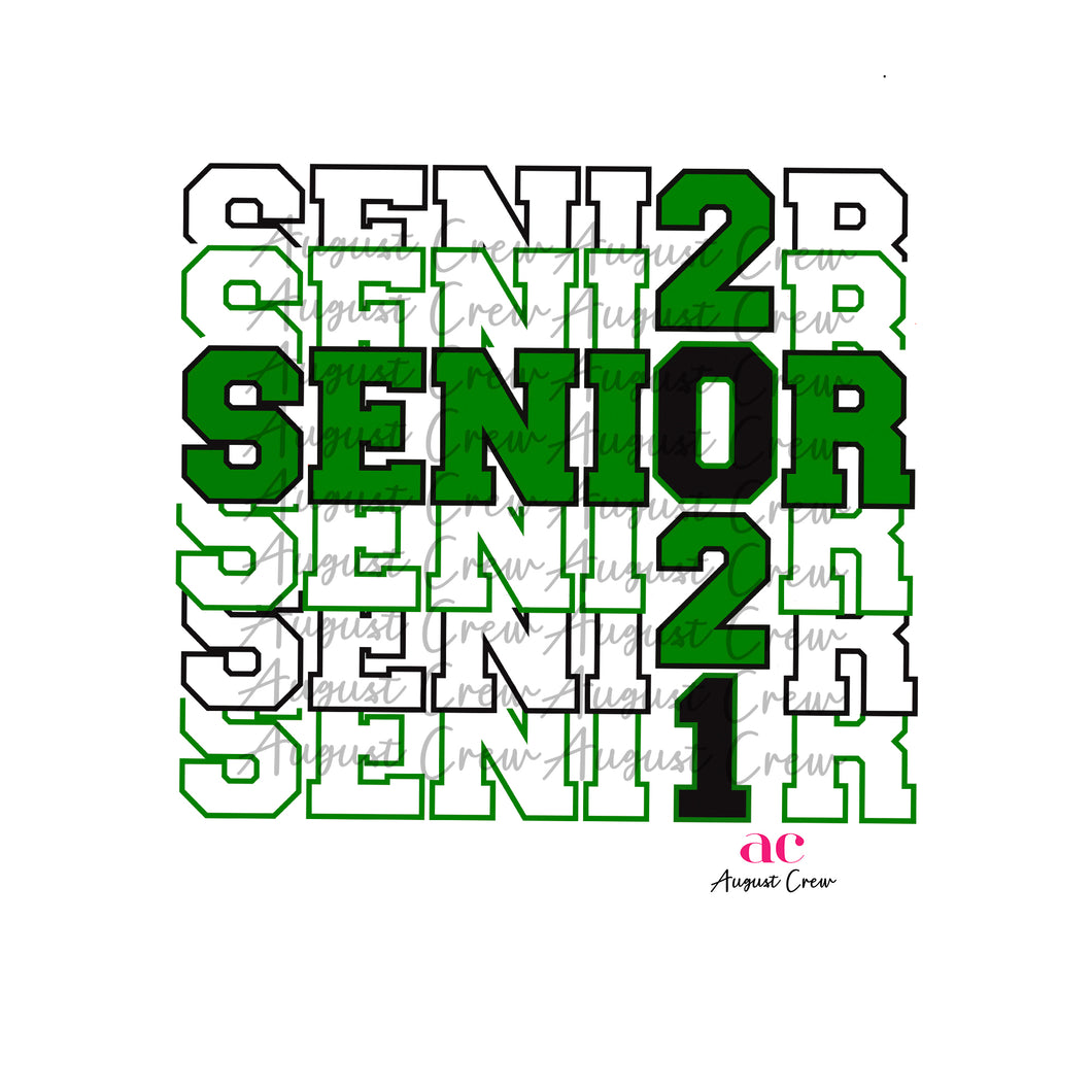 Senior| 2021| Green & Black| DIGITAL DOWNLOAD