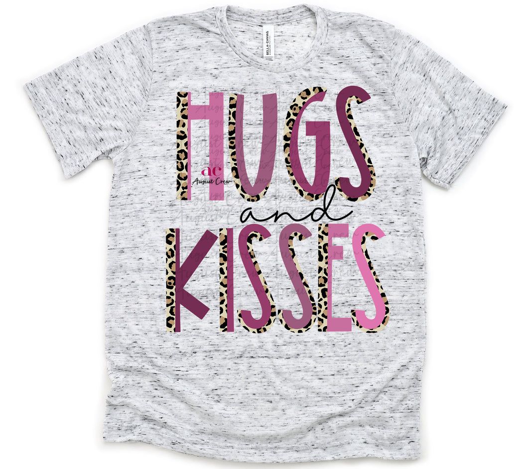 Hugs & Kisses | Valentines | T shirt (non bleached)