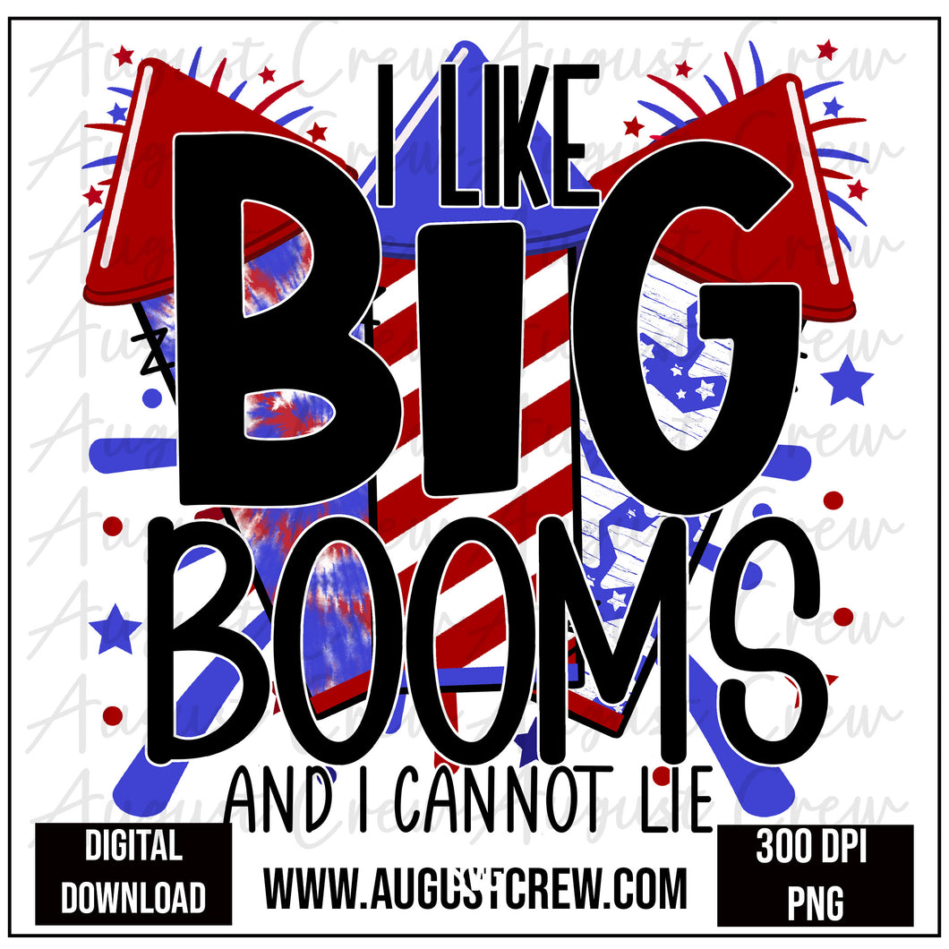 I Like Big Booms |Digital Design
