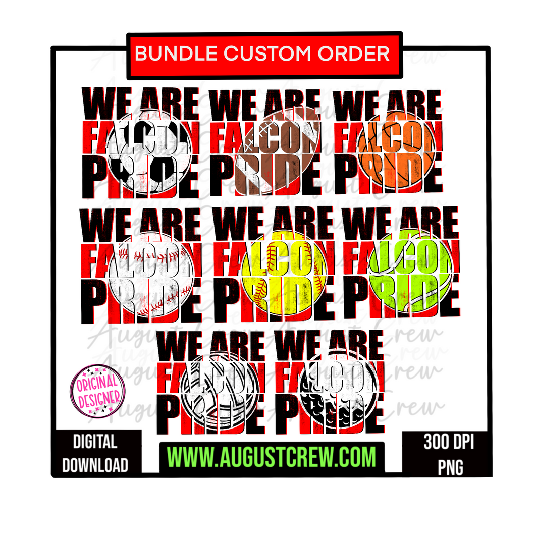Custom Mascot #2 |  We Are| Bundle| Digital Download