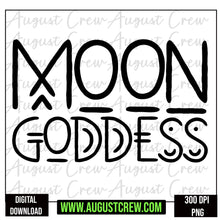 Load image into Gallery viewer, Moon Goddess | Witchy| Digital Designs
