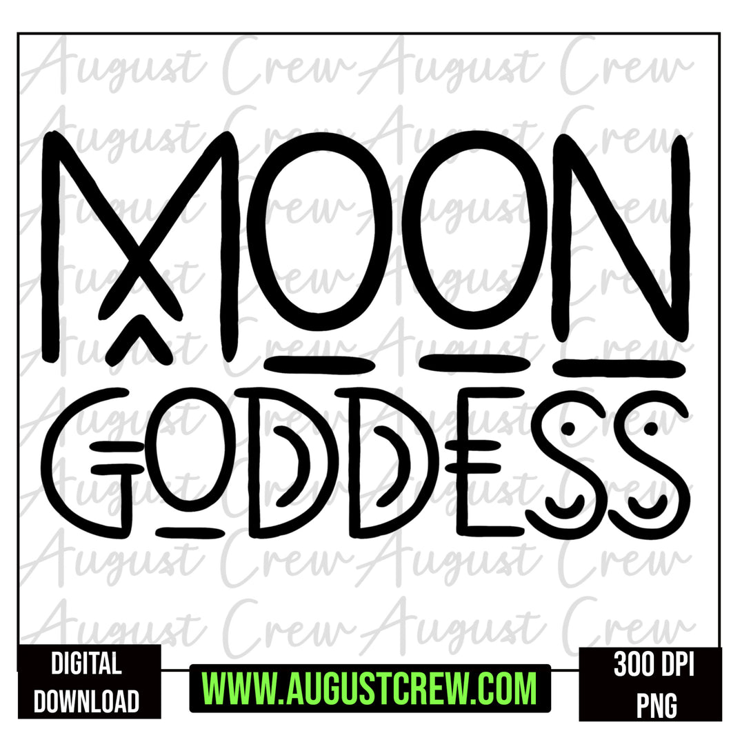 Moon Goddess | Witchy| Digital Designs