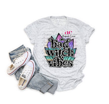 Load image into Gallery viewer, Bad Witch Vibes | Halloween | Witchy| T shirt
