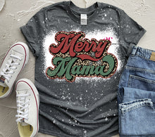 Load image into Gallery viewer, Merry Mama| Leopard| T shirt (Bleached)
