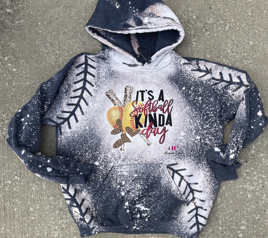 It's a Softball KInda Day| Stitching| Shirt