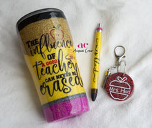 Load image into Gallery viewer, Teacher Appreciation Kit| Epoxy Pen| Apple Keychain| Pencil Tumbler
